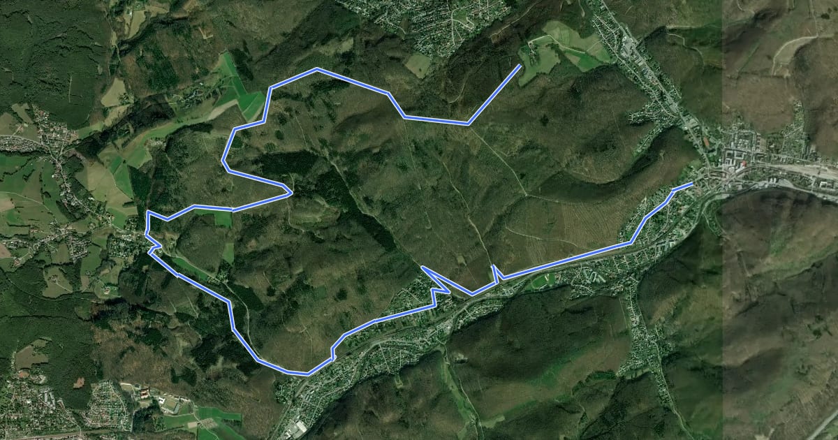 Маршрут Neupurkersdorf-Hüttenkogel-Hochram (Purkersdorf) Rundweg на спутниковом снимке
