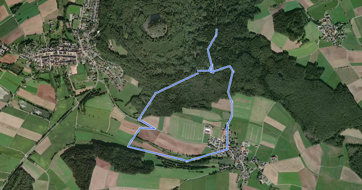 Маршрут Neustadt/Kulm Espanweg на спутниковом снимке