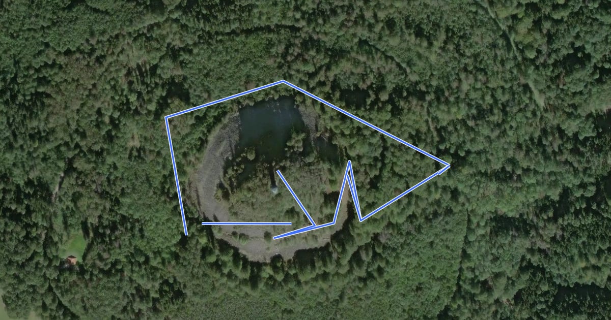 Маршрут Neustadt/Kulm Ringwall на спутниковом снимке