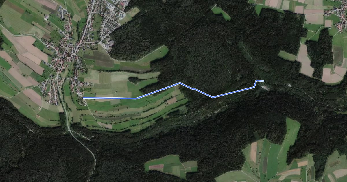 Маршрут Neuweiler Eitelsbach - Neuweiler Friedhof на спутниковом снимке