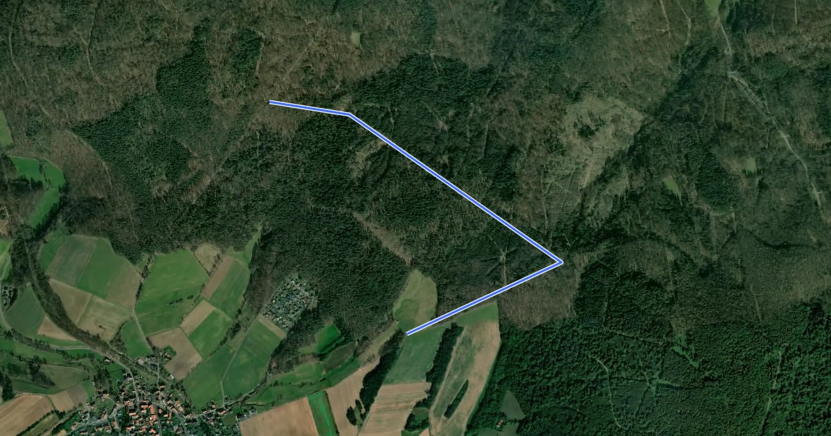 Маршрут Niederbeisheim Rundweg N7 на спутниковом снимке