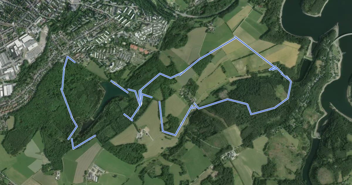 Маршрут Niederfeldbach Rundweg A1 на спутниковом снимке