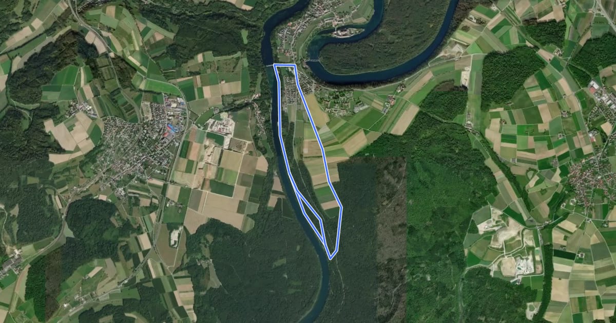 Маршрут Niederholzweg на спутниковом снимке