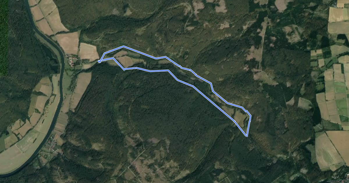 Маршрут Niemerundweg на спутниковом снимке