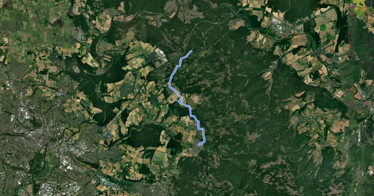 Маршрут Nieste - Fuhrmannstein на спутниковом снимке