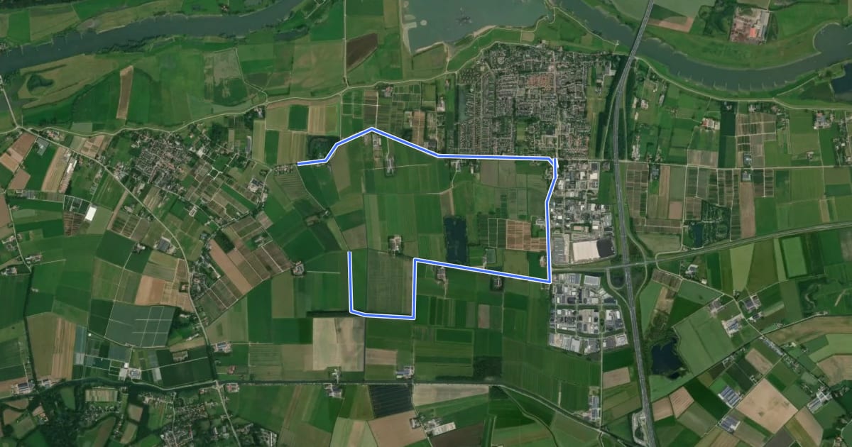 Маршрут Nijburg route на спутниковом снимке