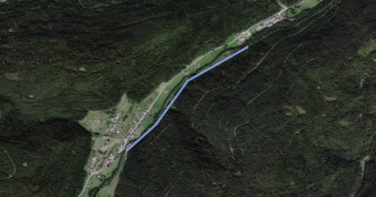 Маршрут Nonnenmiß Nonnenbrückle - Enztraufweg на спутниковом снимке