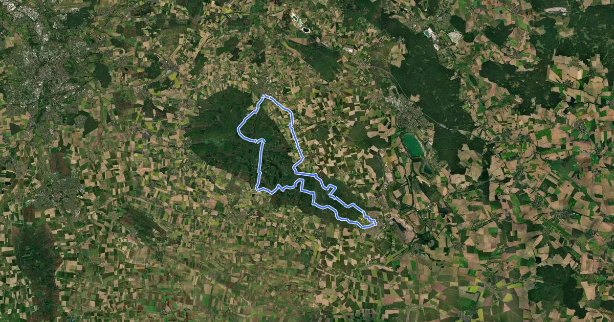 Маршрут Nordelm Route на спутниковом снимке