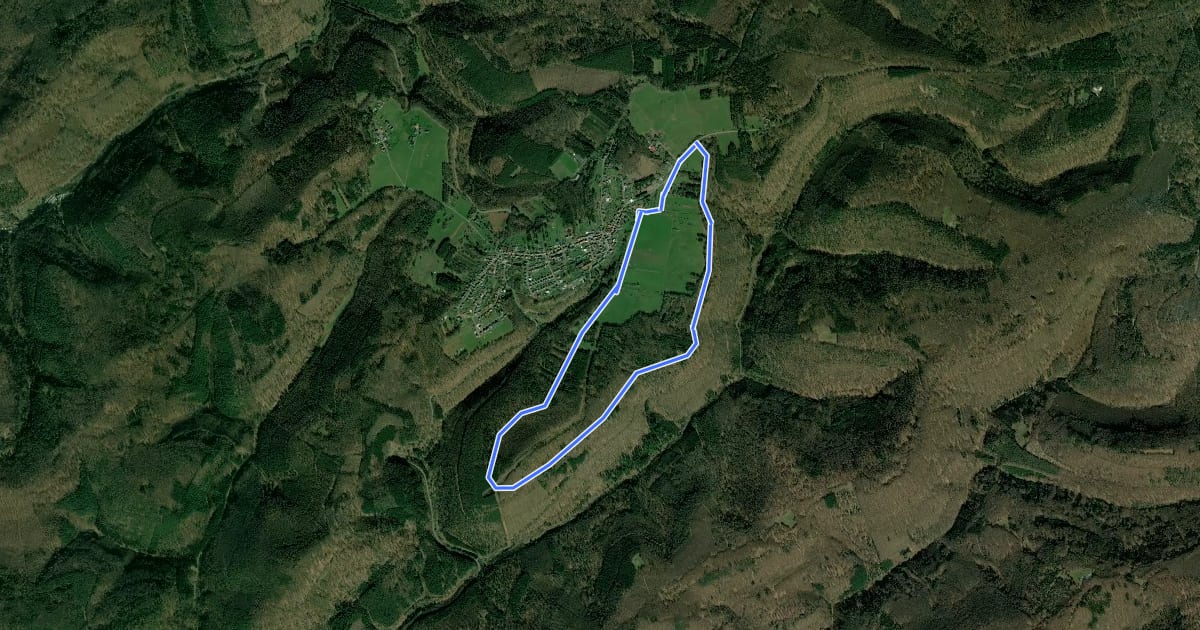 Маршрут Nordic Walking Leimen 2 на спутниковом снимке