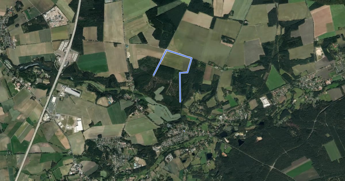 Маршрут Nordic Walking N3 Bispingen на спутниковом снимке