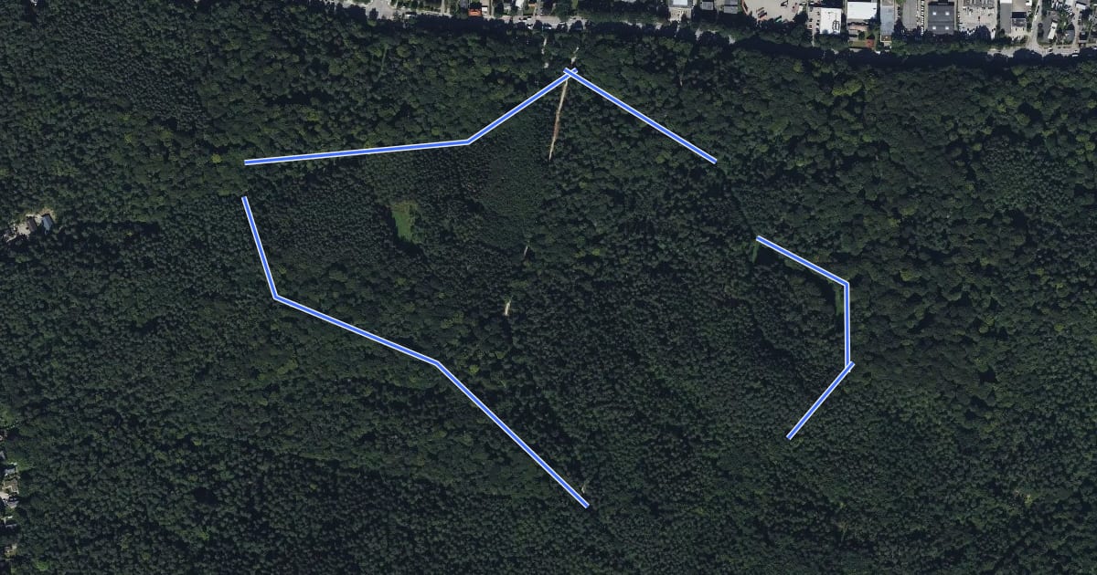 Маршрут Nordic Walking N4 Leichte Tour Haake на спутниковом снимке
