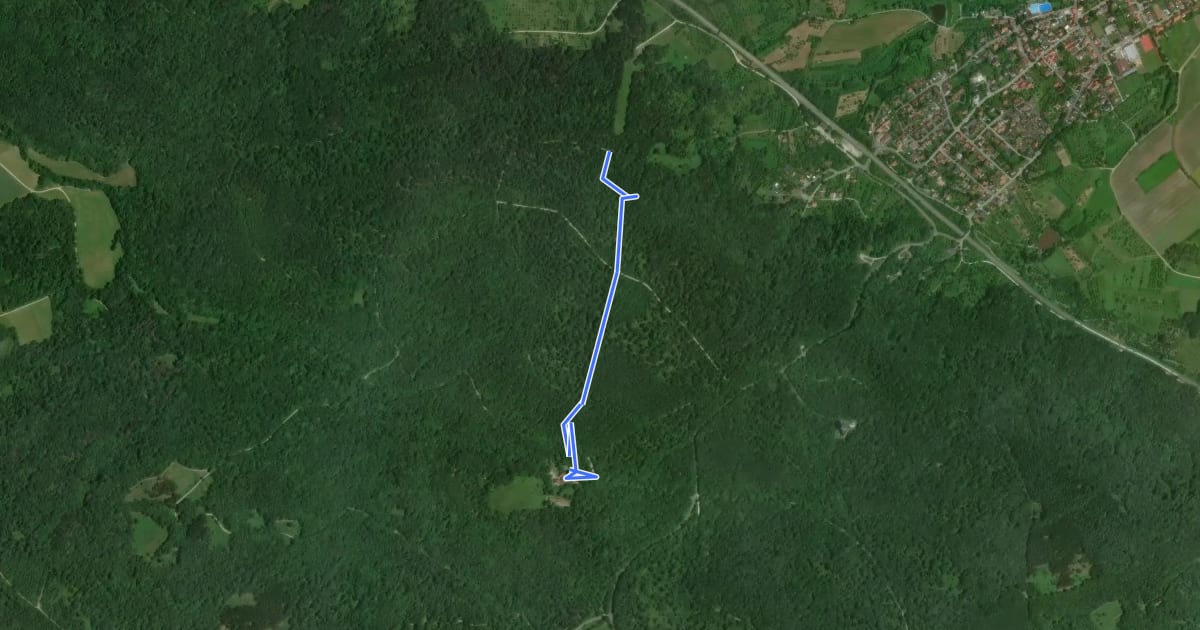 Маршрут Nordic-Walking-Strecke Schloßberg на спутниковом снимке