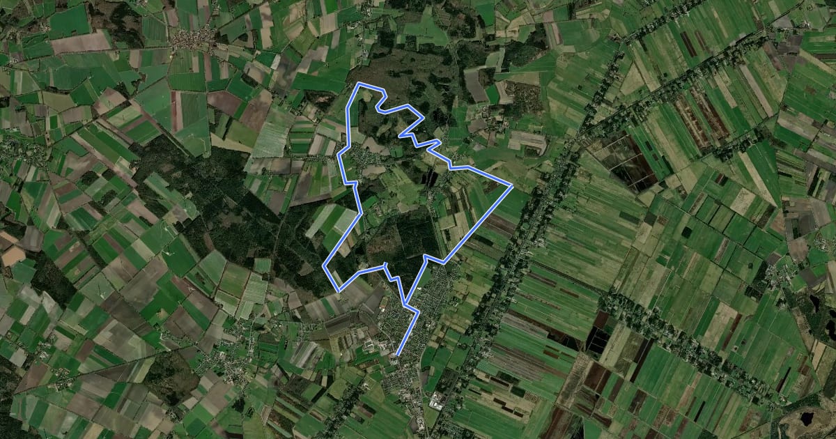 Маршрут Nordpfad Eichholz und Franzhorn на спутниковом снимке