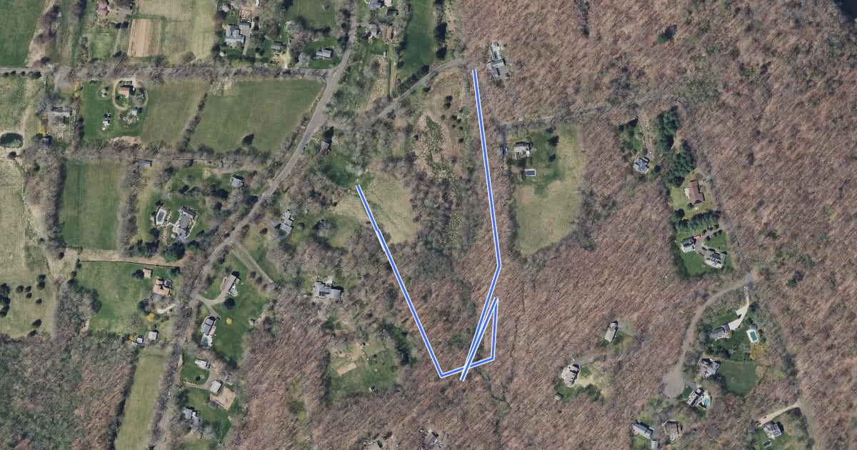 Маршрут North Loop на спутниковом снимке