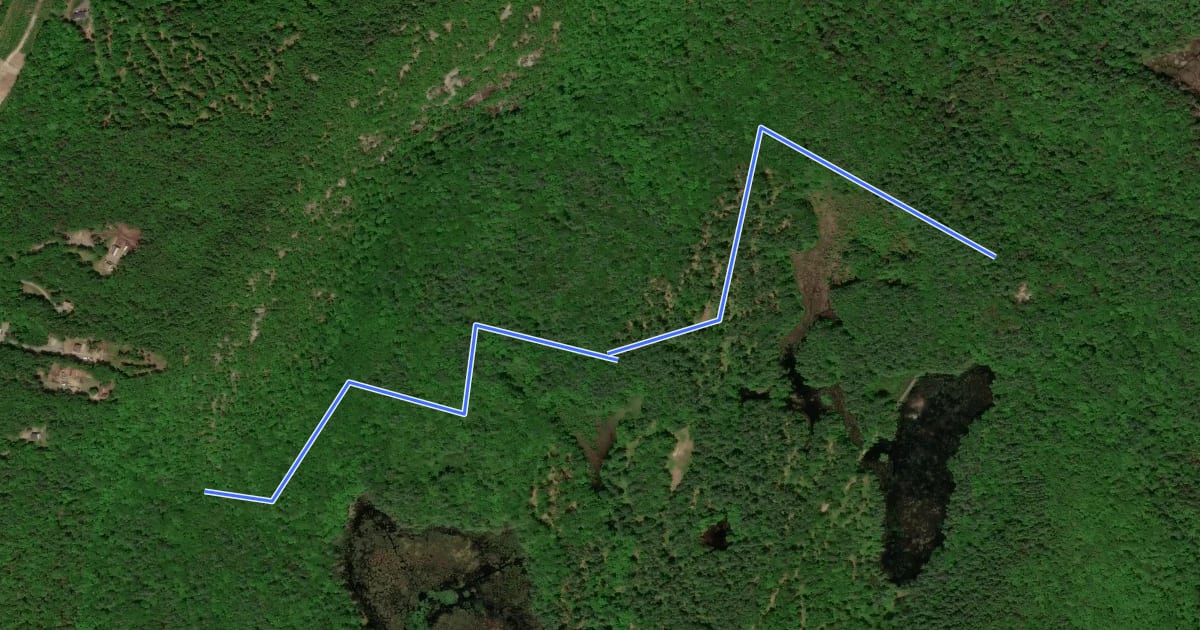 Маршрут North Mountain Bypass на спутниковом снимке