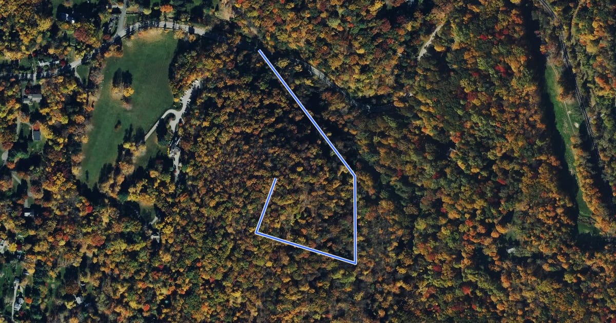 Маршрут North Redoubt Trail на спутниковом снимке