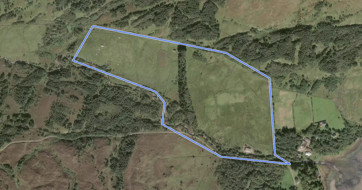 Маршрут North Side Nature Trail на спутниковом снимке
