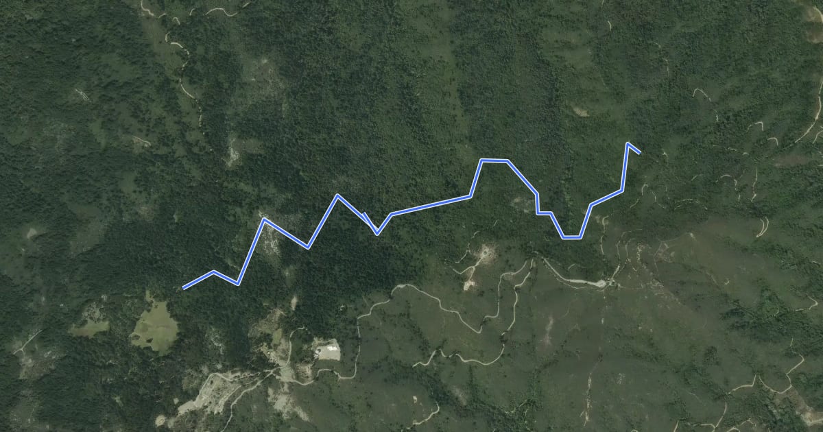 Маршрут Northside Trail на спутниковом снимке
