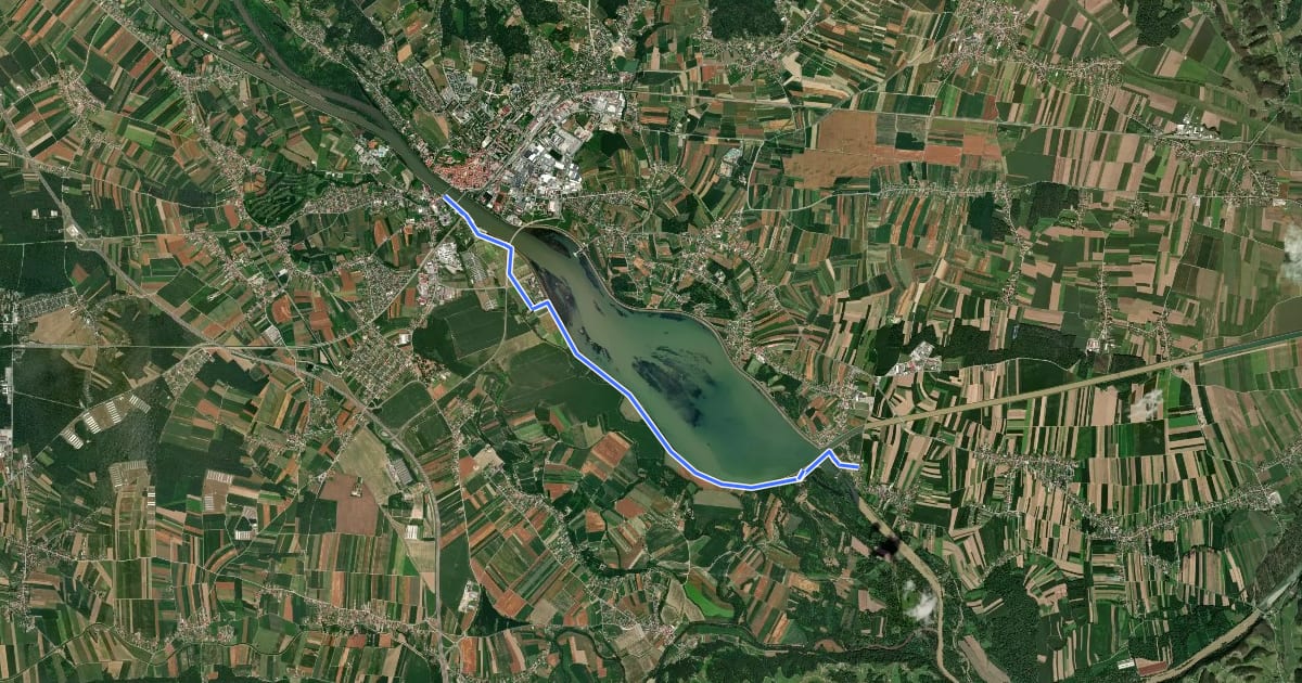 Маршрут Nova vas pri Markovcih - Ptuj на спутниковом снимке