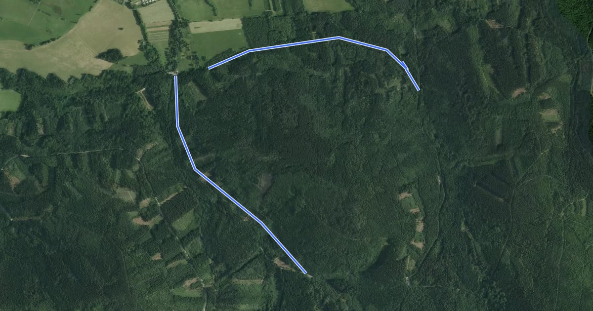 Маршрут Novoměstská strana на спутниковом снимке