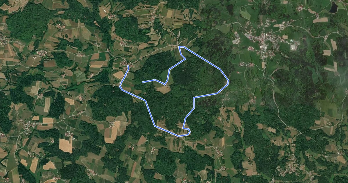 Маршрут Nr. 27: Stierberg на спутниковом снимке