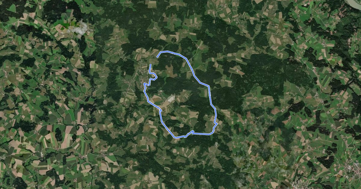 Маршрут Nr.5 Bründlweg на спутниковом снимке