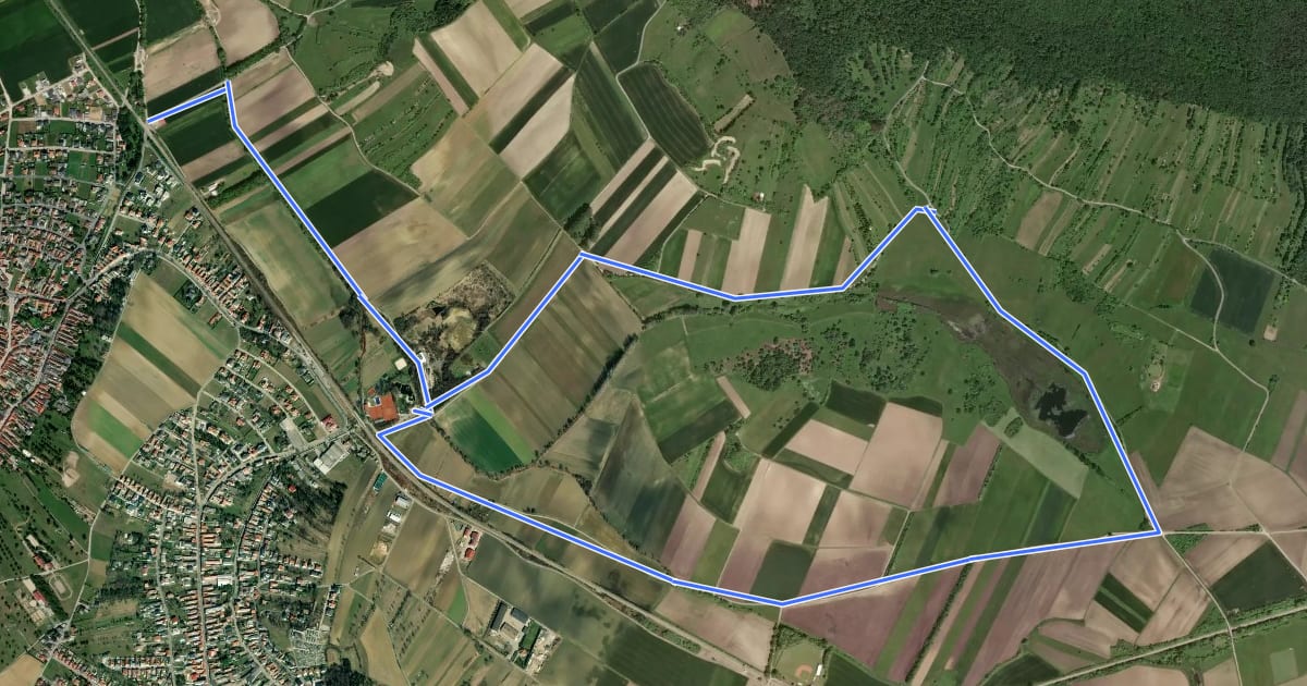 Маршрут NW Kogelstrecke (Start: Dreieckswiese) на спутниковом снимке