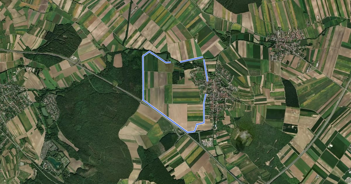 Маршрут NW Mühlenweg (Start: Sigleß Sportplatz) на спутниковом снимке