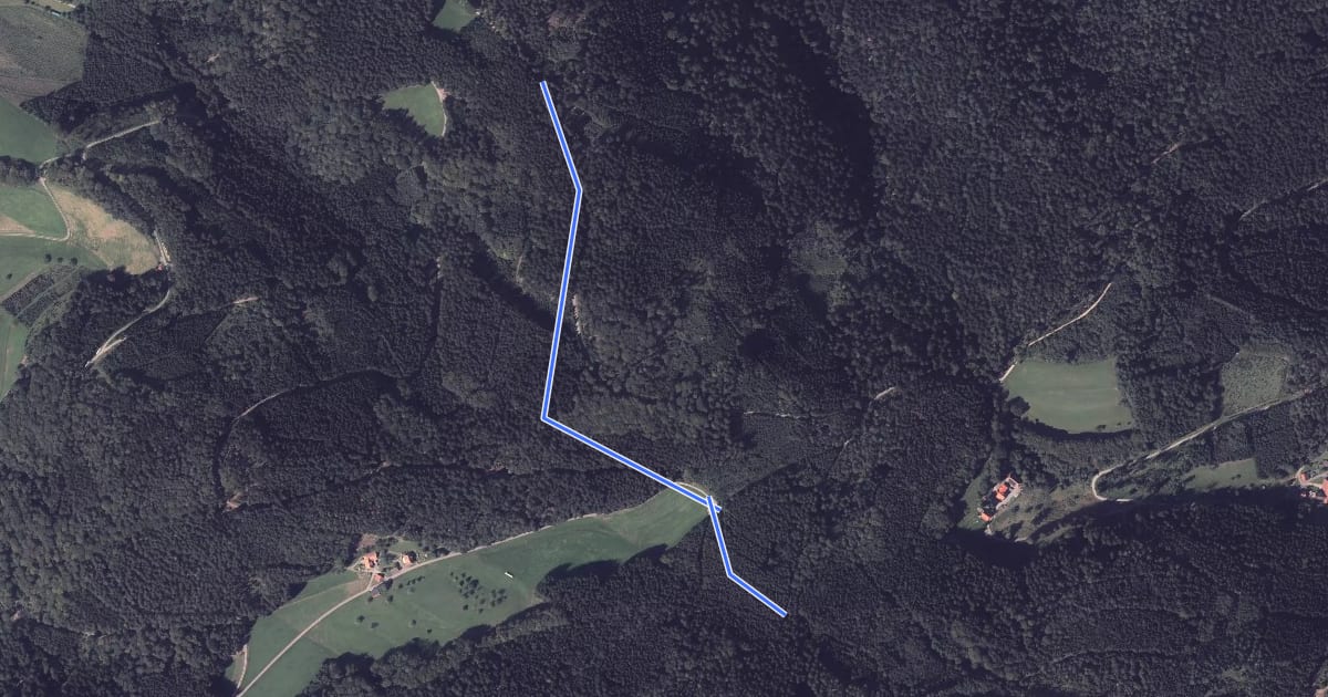 Маршрут Ob dem Tschäghof - Wirtswald на спутниковом снимке