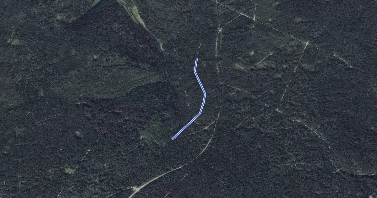 Маршрут Obere Hasensteige - Stoffelswald на спутниковом снимке