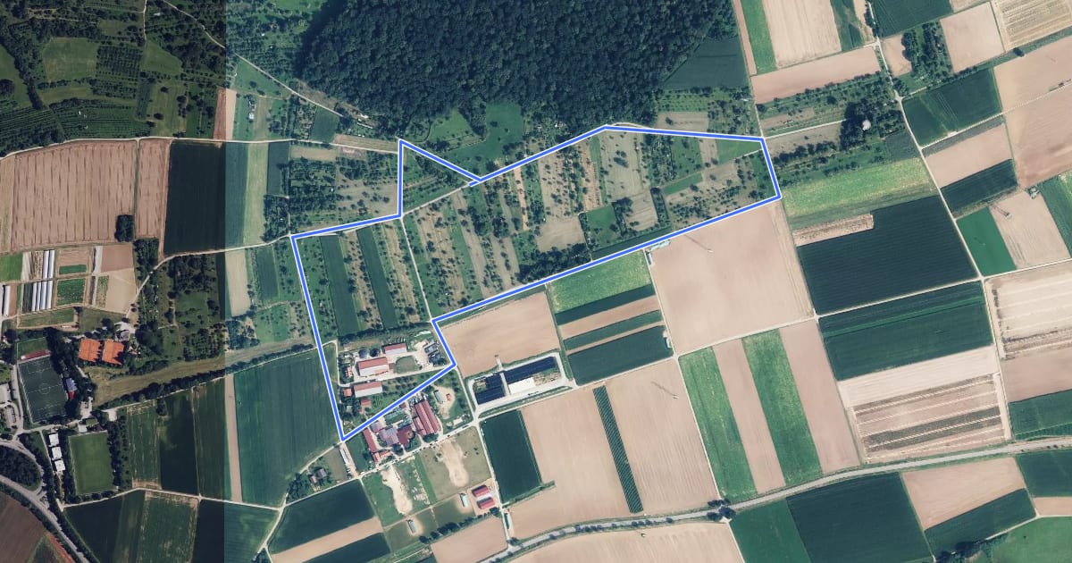 Маршрут Obstwiesenweg Remseck на спутниковом снимке