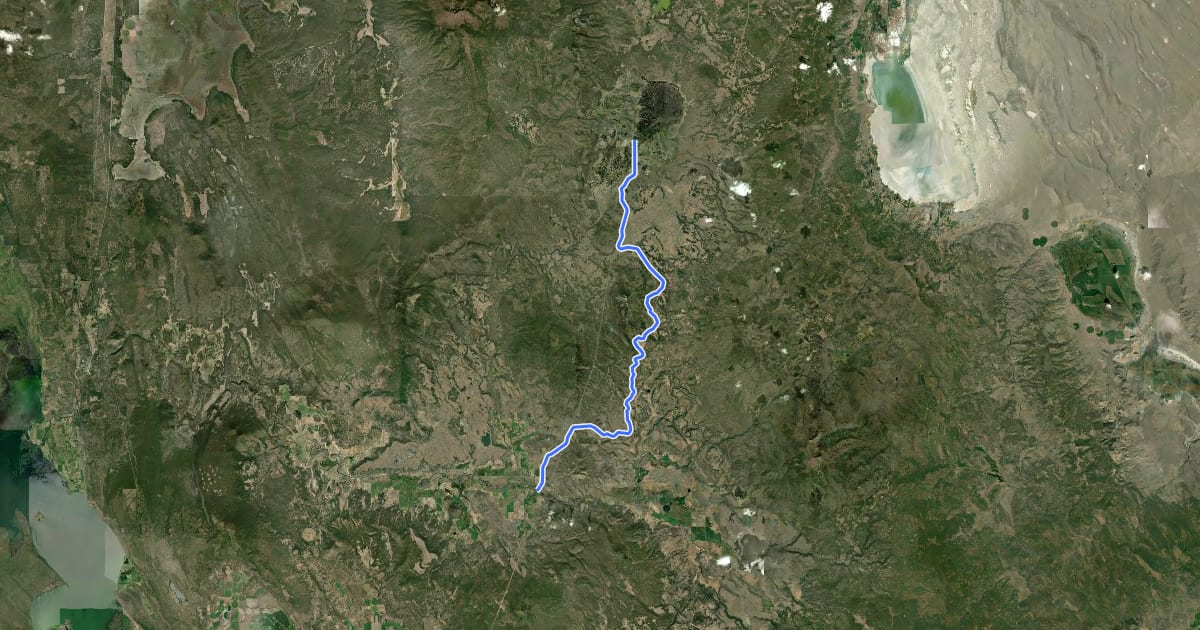Маршрут OC&E Woods Line State Trail (Woods Line Section) на спутниковом снимке