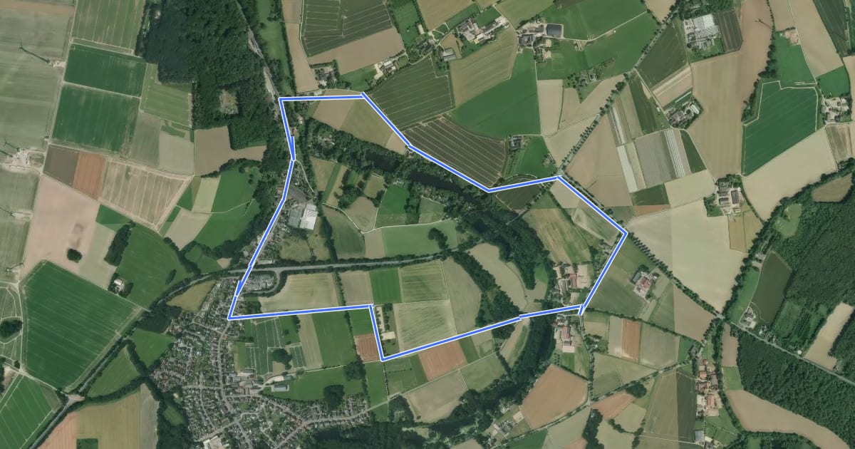 Маршрут Oermterberg Rundweg A1 на спутниковом снимке
