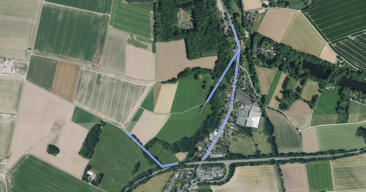 Маршрут Oermterberg Rundweg A3 на спутниковом снимке