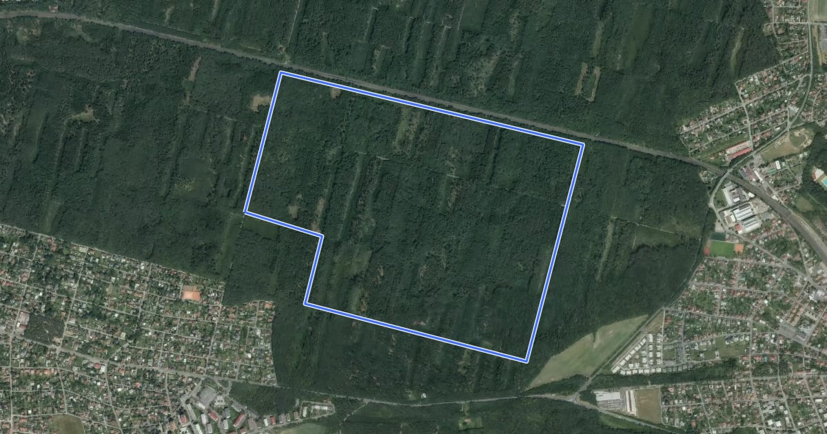 Маршрут Okruh 2 Lesní galerie Ⅱ- modrá trasa на спутниковом снимке