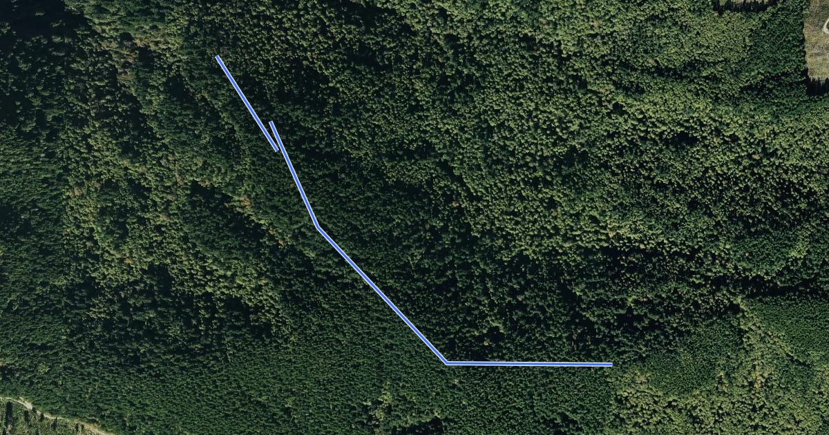 Маршрут One View Trail на спутниковом снимке