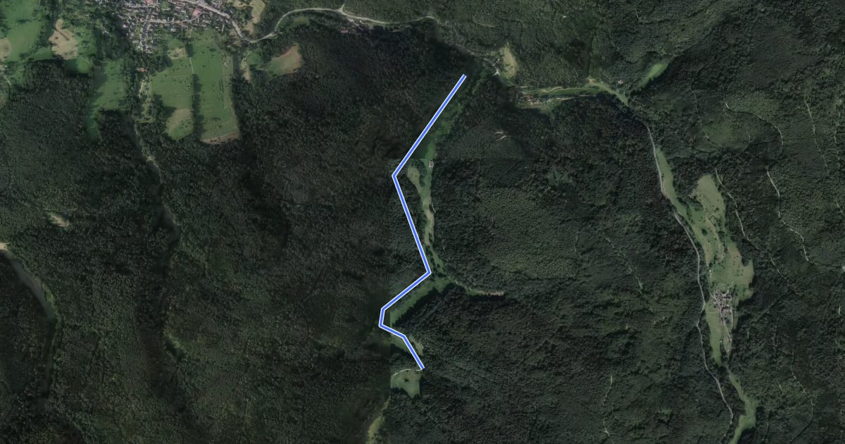 Маршрут Oostalzugang West - Querwegbrücke на спутниковом снимке