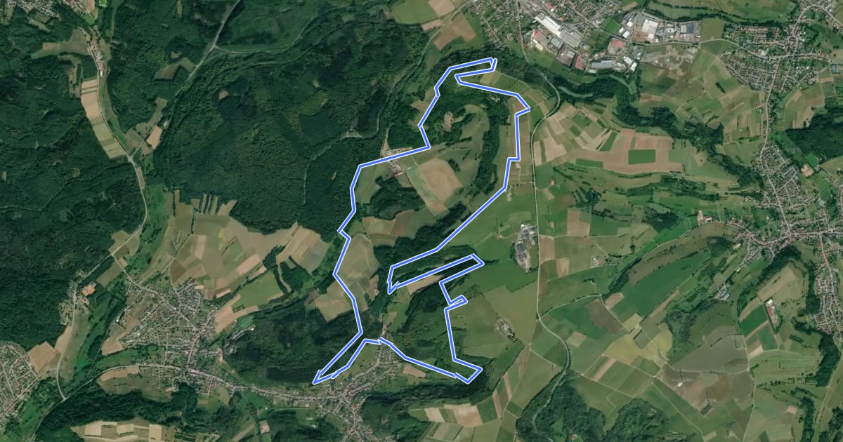Маршрут Oppig-Grät-Weg (Sommerverlauf) на спутниковом снимке