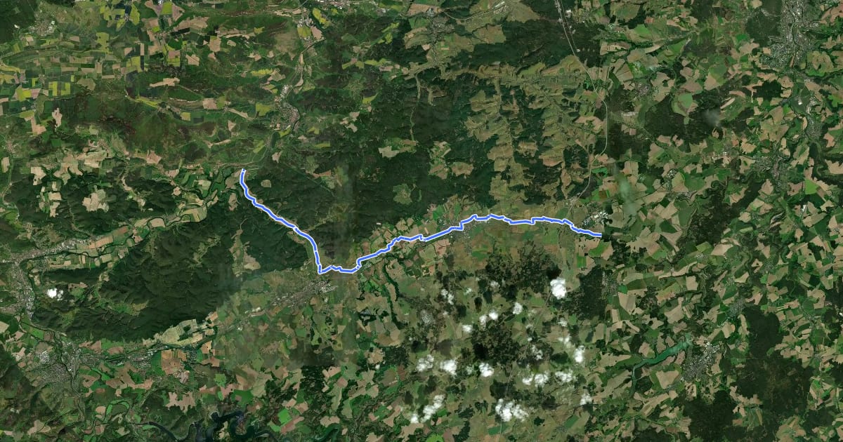 Маршрут Orlaradweg на спутниковом снимке