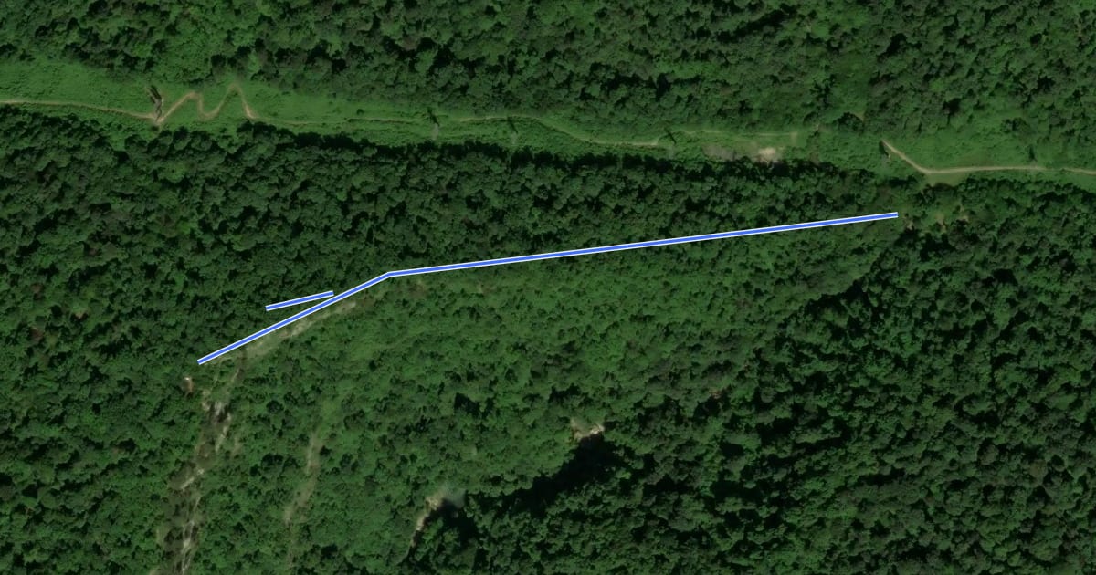 Маршрут Орлиный Trail на спутниковом снимке