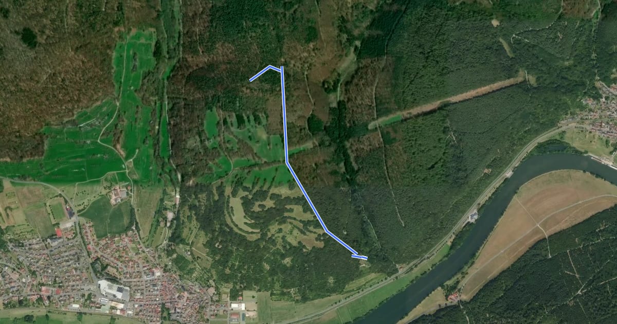 Маршрут Ortswanderweg Collenberg 2 на спутниковом снимке