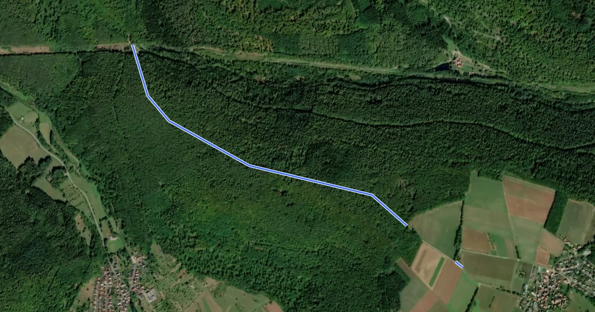 Маршрут Ortswanderweg Hasselberg 7 на спутниковом снимке
