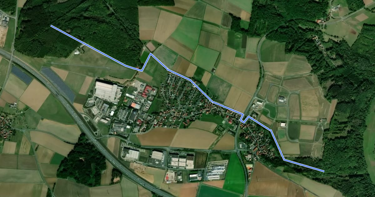 Маршрут Ortswanderweg Marktheidenfeld 3 на спутниковом снимке