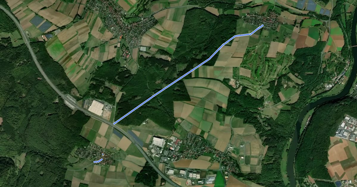 Маршрут Ortswanderweg Marktheidenfeld 4 на спутниковом снимке