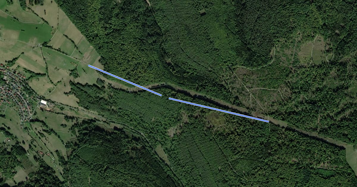 Маршрут Ortswanderweg Neuhütten 1 на спутниковом снимке