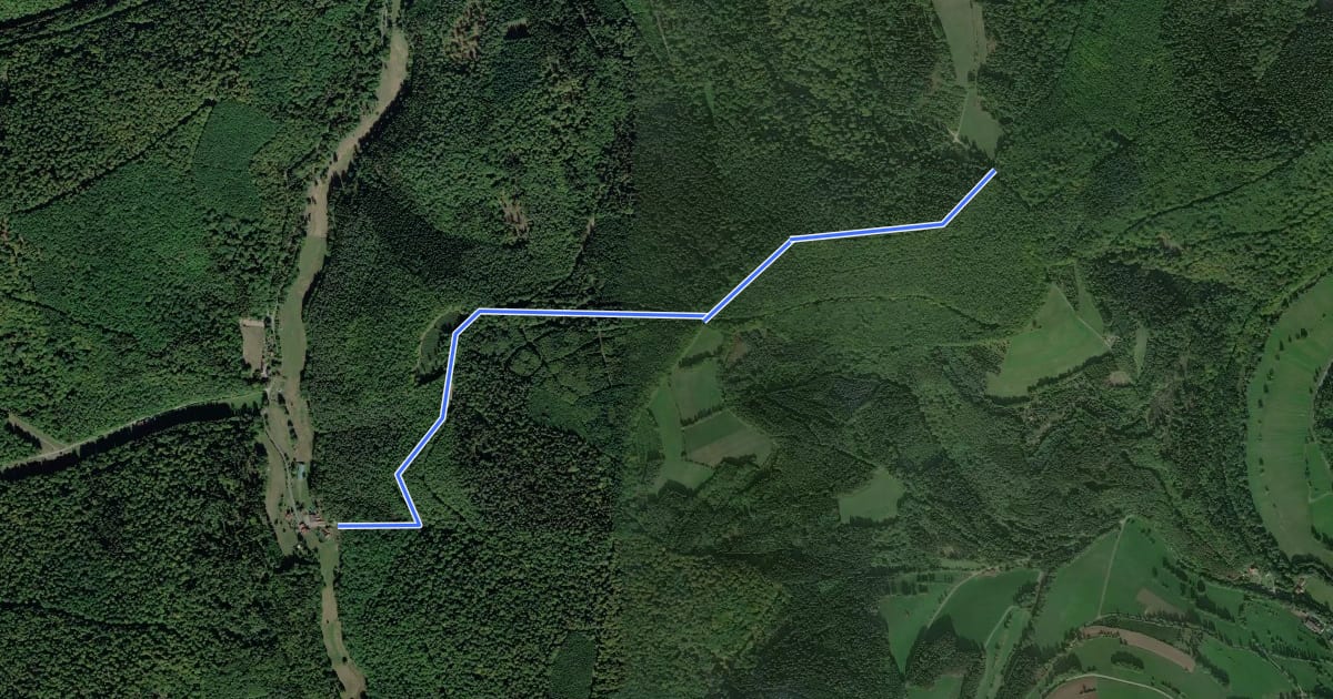 Маршрут Ortswanderweg Obersinn 2 на спутниковом снимке