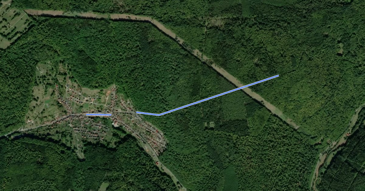 Маршрут Ortswanderweg Rechtenbach 1 на спутниковом снимке