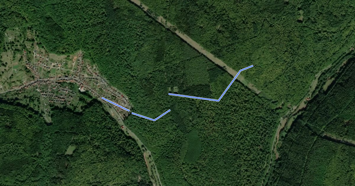 Маршрут Ortswanderweg Rechtenbach 2 на спутниковом снимке