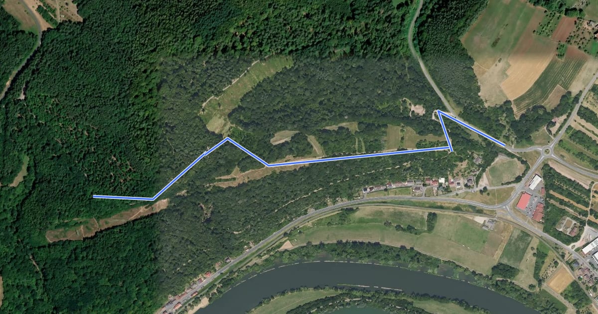 Маршрут Ortswanderweg Stadtprozelten 2 на спутниковом снимке