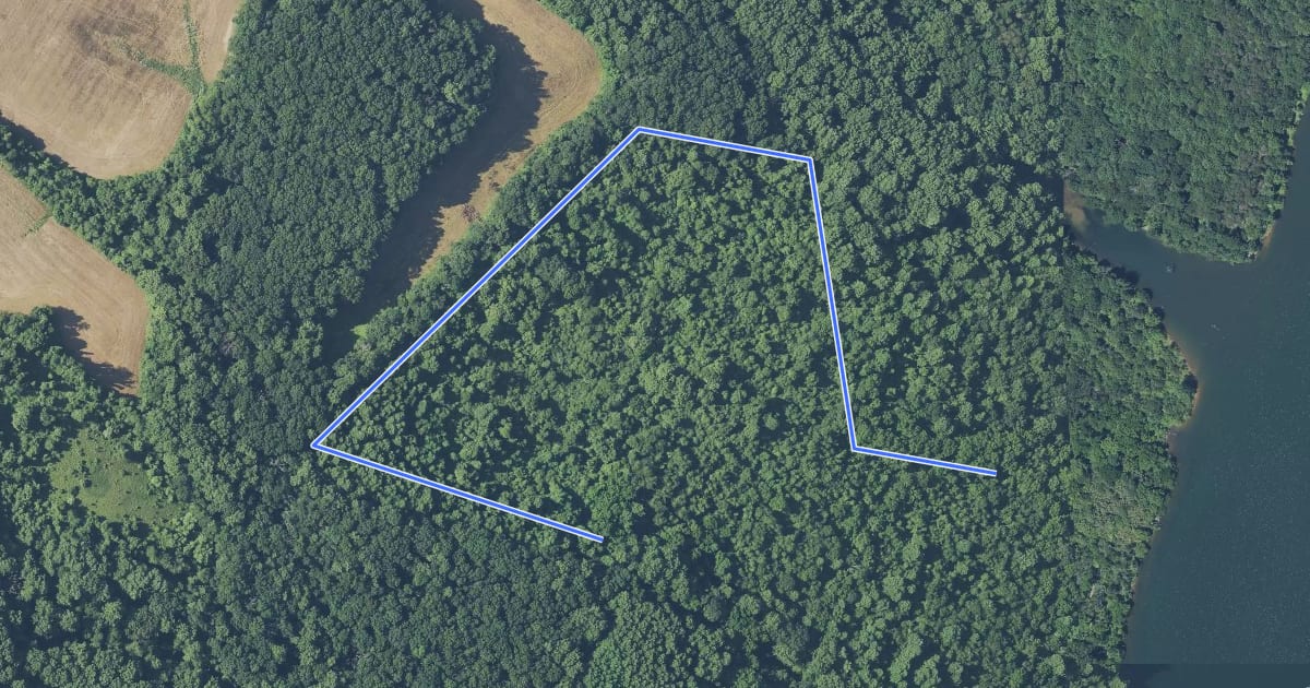 Маршрут Osprey Heights Trail на спутниковом снимке